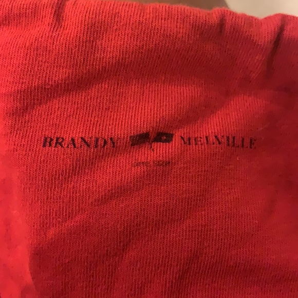 Red tube top Brandy Melville, one size fits all - Picture 3 of 3